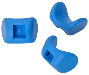 3 Ersatz-Nasenauflagen, blau, für Universal-Messbrille UB 4